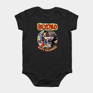 Happy Halloween Dracula Vintage Comic Tee Baby Bodysuit